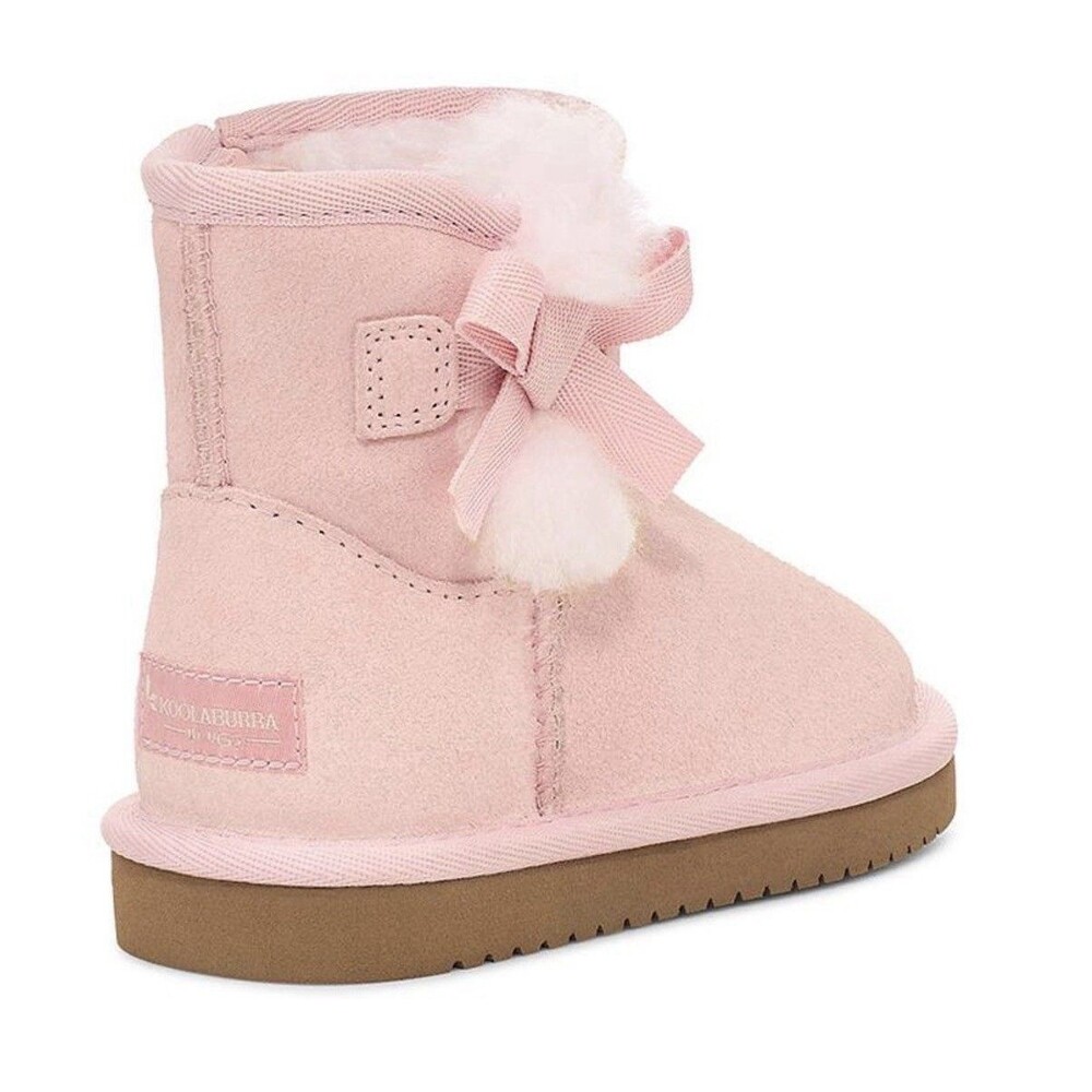 Koolaburra By Ugg Koola Mini Short Toddler Girl Pink  Boots Size 5 New In Box - Picture 4 of 9